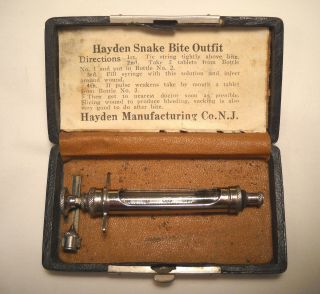 Antique Hayden Snake Bite Outfit Kit From Jersey
