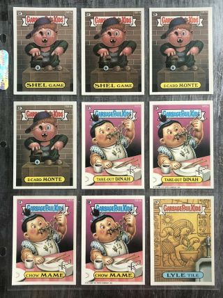 Garbage Pail Kids 15th Series Non Die Cut 88 Card Complete Variation Set Wrapper