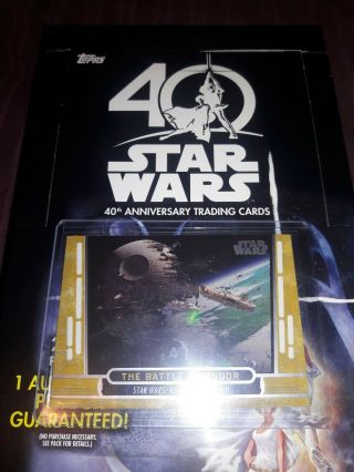 2017 Topps Star Wars 40th Anniversary Gold Parallel Card 39 27/40