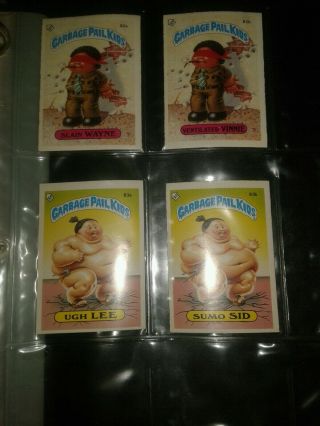 Garbage Pail Kids Series 1 & 2 A&B U.  K.  Mini Set 166 Cards 1986 Topps 4