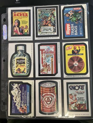 1975 Topps Wacky Packages 14th Series Complete Set