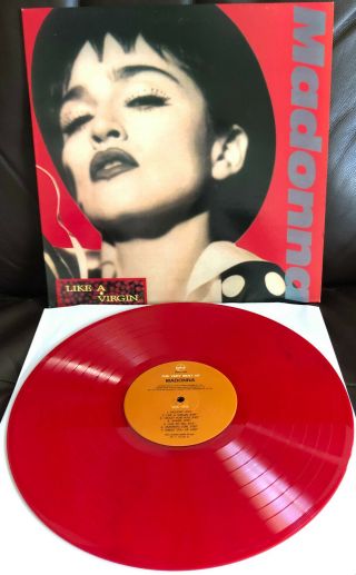 Madonna ‎like A Virgin - The Very Best Of Madonna Red Vinyl 12 " Record Rare Oop