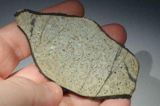 Vinales Meteorite full slice weighing 16.  9g Fresh fall from Cuba 3