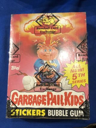 1986 Topps Garbage Pail Kids Wax Box 48 Packs Bbce Wrapped