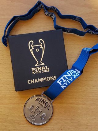 Uefa Champions League Final Kiev 2018 Special Edition Medal Real Madrid Kings