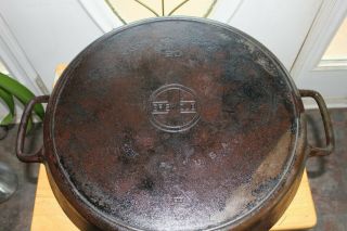 restaurant camping griswold 20 camp fire cast iron skillet 2