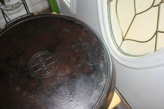 restaurant camping griswold 20 camp fire cast iron skillet 4