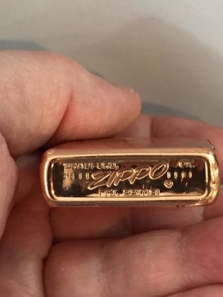 1966 Solid Copper Zippo Lighter Advertising KENNECOTT Copper - Hard To Find 7