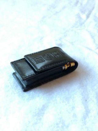 DUNHILL UNIQUE LIGHTER SILVER PLATED HOBNAIL/GOLD PLATED TRIM Hallmark AD Case 3