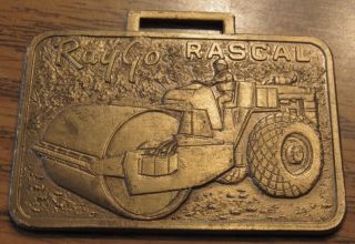 Vintage Raygo Rascal Steamroller Minneapolis,  Mn Watch Fob - Minnesota Medal