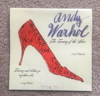 Andy Warhol " The Taming Of The Shoe " 2009 Calendar Graphique De France