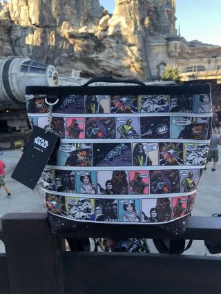 Nwt Disney Star Wars Harveys Medium Streamline Comic Tote Backpack