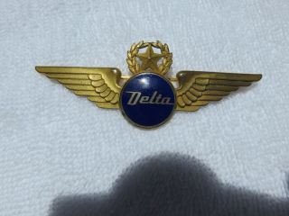 Delta Airlines Blue Ball Captain Pilot Wing