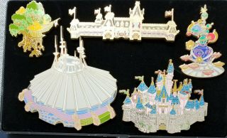 Wdi Hong Kong Disneyland Hkdl Park Icon Map 5 Pin Set Walt Disney Imagineering