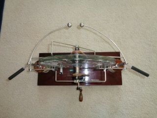 Wimshurst static electricity machine by Welch and in 10