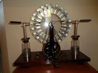Wimshurst static electricity machine by Welch and in 5