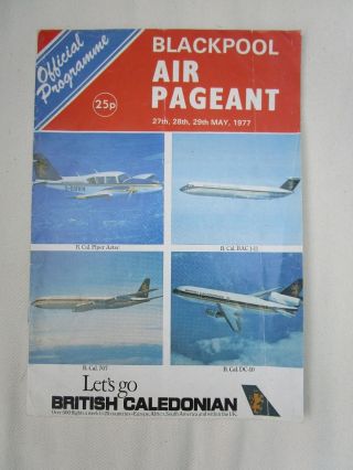 1977 Blackpool Air Pageant Official Programme