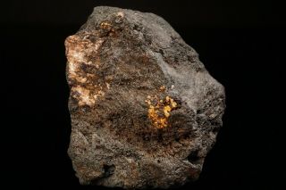 RARE Native Gold with Hematite OURO PRETO,  BRAZIL 4
