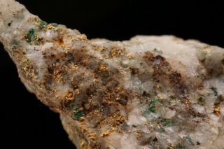 UNIQUE Native Gold with Malachite & Quartz WOODS POINT,  AUSTRALIA 12