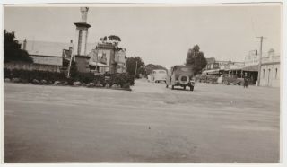 Old Photo Main Street Naracoorte South Australia Dated 1937