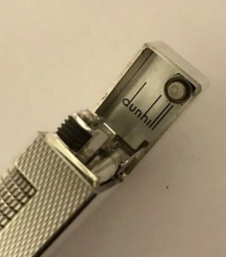 Dunhill Silver Barley Rollagas Lighter - Fully Overhauled & 8