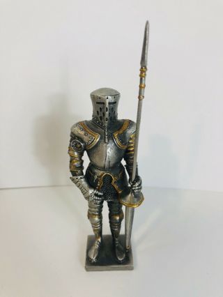 Veronese Pewter Medieval Knight With Lance Summit 2005