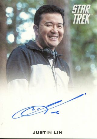 Star Trek Beyond Fb Autograph Justin Lin