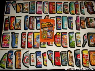 2013 Wacky All Series 10 {ans10} Complete 55 Sticker Card Set,  Wrapper