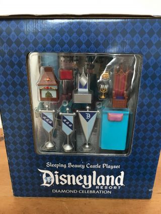 Disneyland 60th Diamond Anniversary Sleeping Beauty Castle Light Up Playset 4