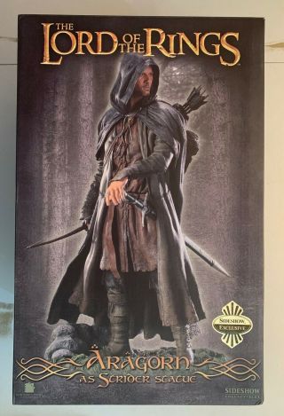 LOTR ARAGORN STRIDER EXCLUSIVE STATUE 303/550 Sideshow Collectibles Lord Rings 10