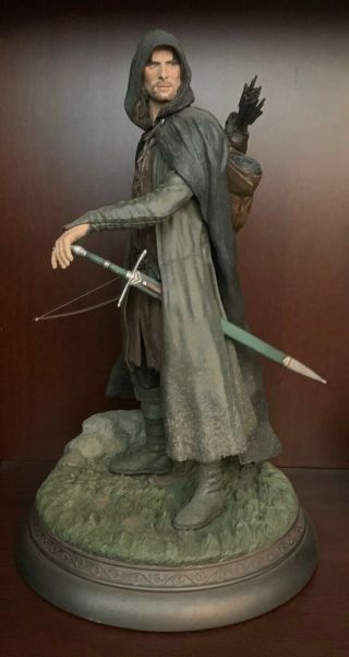 Lotr Aragorn Strider Exclusive Statue 303/550 Sideshow Collectibles Lord Rings