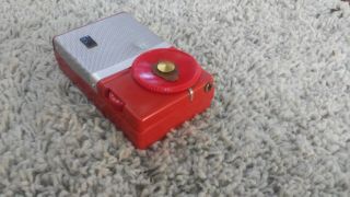 Sony Tr 63 Transistor Radio Red As - Is