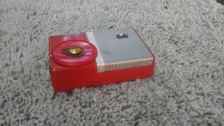 SONY TR 63 Transistor RADIO RED AS - IS 2