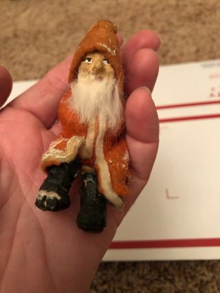 Antique German Santa On Sleigh Rare Antique Christmas 8