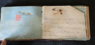 WW1 AUTOGRAPH BOOK ASHWORTH ECCLES SOLDIERS POEMS SKETCHES 3