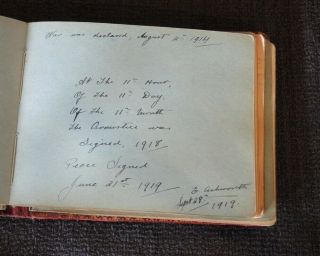 WW1 AUTOGRAPH BOOK ASHWORTH ECCLES SOLDIERS POEMS SKETCHES 4