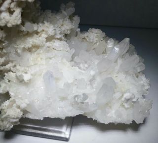 - Pale Pink Rhodochrosite Fluorite & Quartz crystals,  mine Romania 5