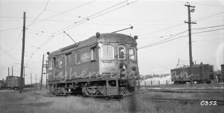 B&w Negative Illinois Terminal Railroad Loco 1561 Springfield,  Il 1952