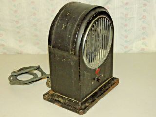 Extremely Rare Art Deco Antique Sunbeam Electric Heater Model 1A 3