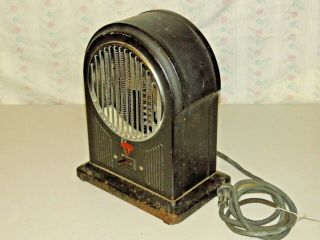 Extremely Rare Art Deco Antique Sunbeam Electric Heater Model 1A 4