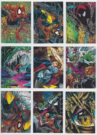 1992 Comic Images Todd Mcfarlane Era Spider - Man Set Complete Base Set 1 - 90