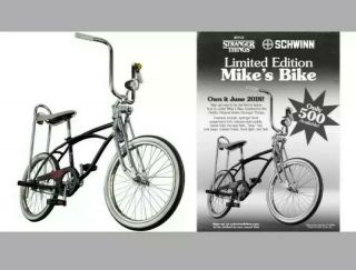 STRANGER THINGS Schwinn Mike ' s Bike Brand /500 Netflix 2