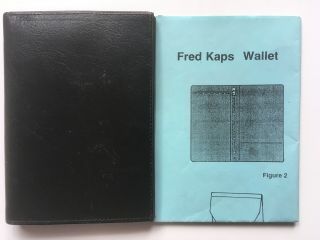 Fred Kaps Wallet Plus Signed Card To Envelope Card Magic Close - Up