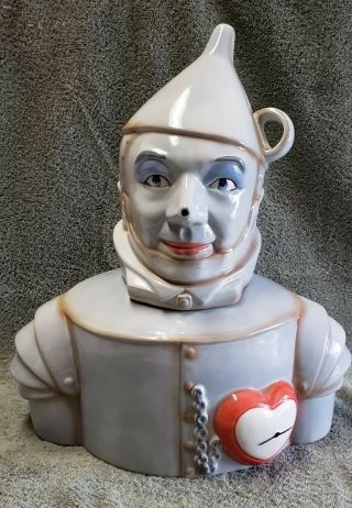 Tin Man Wizard Of Oz Star Jars Ceramic Cookie Jar Treasure Craft 246/1939