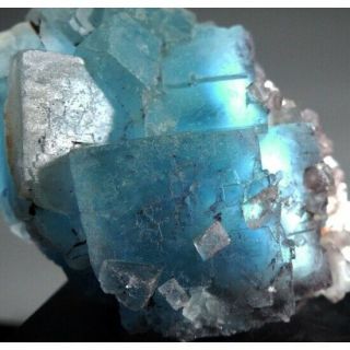 2.  75 " Blue Fluorite Hesselbach Mine Germany Awesome Color 68×44×40mm Exceptional