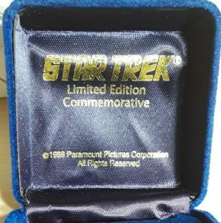 Classic Star Trek Full Set 1/4 Oz Pure Gold Proof Coin 1989 11