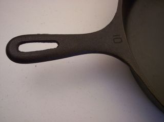 private for leftie Wagner 10 cast iron skillet smooth bottom Made in USA 6