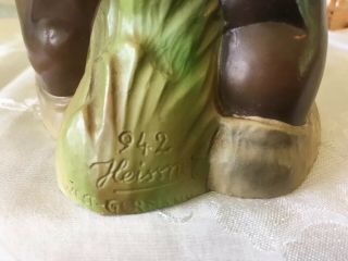 Vintage Heissner Gnome 10” West Germany Tag 942 With 5” Wood Rake 8