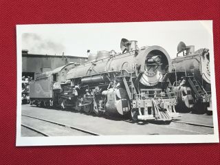 Antique Denver & Salt Lake Railway Railroad Engine Locomotive 400 Photo