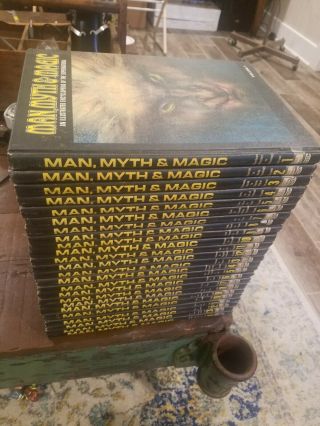 Man Myth And Magic An Illustrated Encyclopedia Of The Supernatural 24 Vol Set.